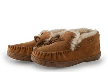 Warmbat Pantoffels in maat 41 Cognac, Verzenden, Pantoffels of Sloffen