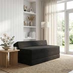 vidaXL Vouwbare Sofa Bed Zwart 120 x 60 x 49 cm Stof, Huis en Inrichting, Zetels | Zetels, Verzenden, Nieuw