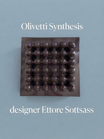 Olivetti - Ettore Sottsass - Cendrier - Synthesis -