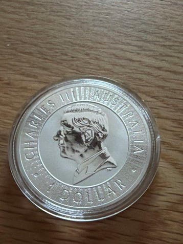 Australië. 1 Dollar 2026 Kangaroo, 1 Oz (.999) (Zonder