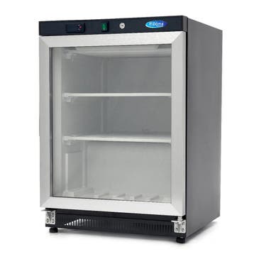 Congélateur - 200 L - noir - avec porte en verre, Verzenden, Refroidissement et Congélation