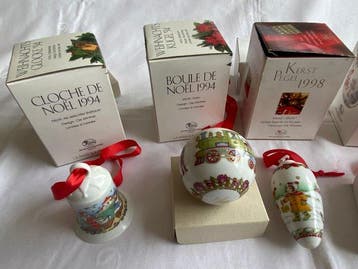 Hutschenreuther, Weihnachtskugeln, Weihnachtsglocken,