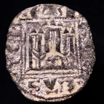 . Koningrijk Castilië Enrique II (1369 - 1379). Noven, Postzegels en Munten
