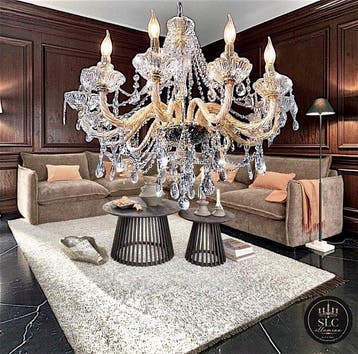 SLC Illumina - MG - Kroonluchter - Kristal - Havana 12Luci