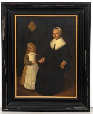 Nederlandse school (XVII) - Portrait of a Mother and