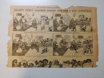 Little Sammy Sneeze - 4 Krantenpaginas en strips - 1904, Nieuw