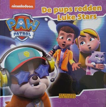 Paw-Patrol-Voorleesboekje-De Pups Redden Luke Stars, Verzenden, Zo goed als nieuw