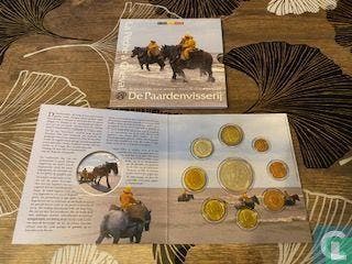 België jaarset 2014 De Paardenvisserij, Timbres & Monnaies, Monnaies | Belgique, Envoi