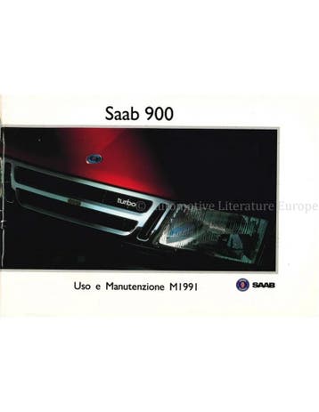1991 SAAB 900 INSTRUCTIEBOEKJE ITALIAANS, Ophalen of Verzenden