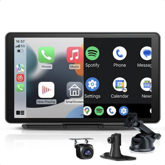 2dekans | CarMe CarPlay Scherm - 7 Inch - Achteruitrijcamera, Auto diversen, Auto-accessoires, Ophalen of Verzenden