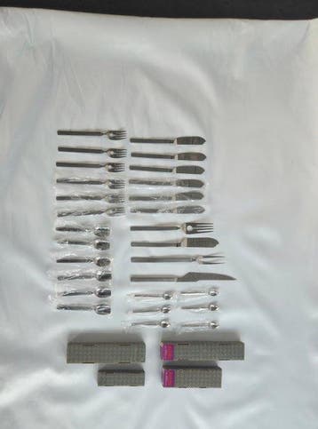 Alessi - Achille Castiglioni - Ménagère (28) - Sec - Acier -