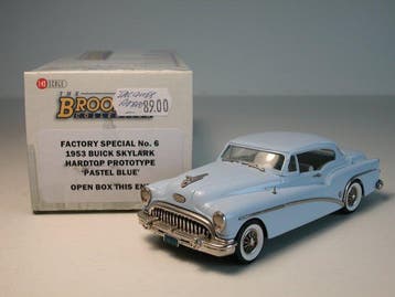 Brooklin 1:43 - Voiture miniature - 1953 Buick Skylark