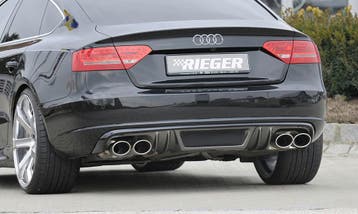 Rieger Einddemper, li/re, geschikt voor Audi A5 (B8) Sportba, Auto-onderdelen, Verzenden, Nieuw, Audi