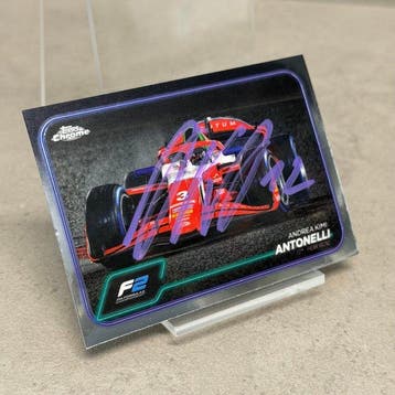 Mercedes - Topps Chrome 94 F2 Prema Racing Signed Card -