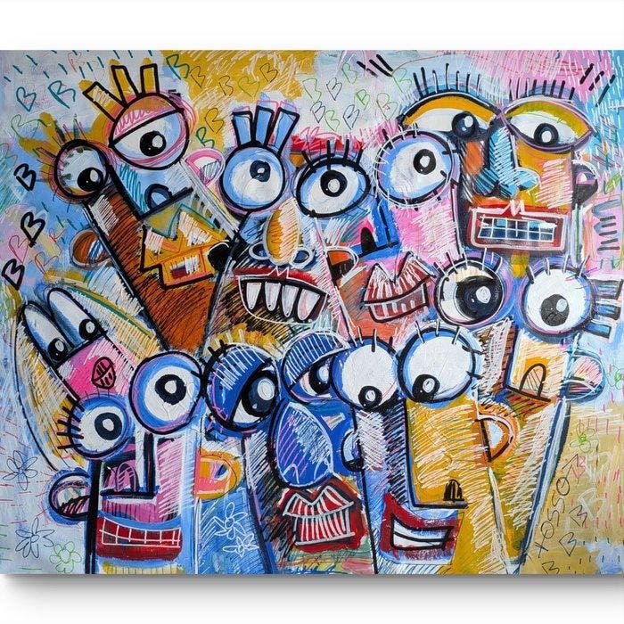 Denis OSSO (1965) - A Lovely day XL - unique original, Antiek en Kunst, Kunst | Schilderijen | Modern