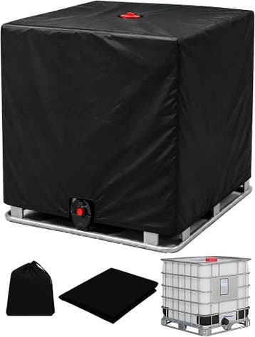Wellzenith IBC-tank hoes 1000 l UV-bescherming zwart, Ophalen of Verzenden