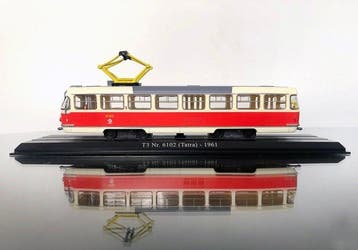 Atlas H0 - Tramway miniature (1) - T3 Tatra tchèque, Prague