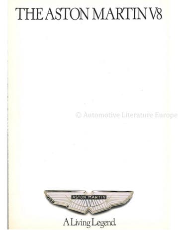1975 ASTON MARTIN V8 BROCHURE ENGELS, Nieuw