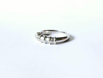 Bague - 18 carats Or blanc - 0.20ct. tw. Diamant (Naturelle), Bijoux, Sacs & Beauté, Bagues