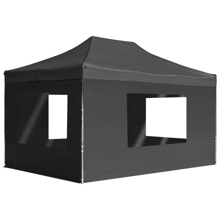 vidaXL Partytent inklapbaar met wanden 4,5x3 m aluminium, Tuin en Terras, Partytenten, Nieuw, Verzenden