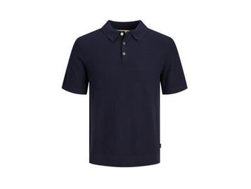 Veiling - Jack &amp; Jones Sandri Knit Polo Night Sky - M, Nieuw