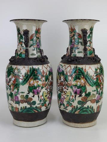 Vaas - Aardewerk - China - Qing Dynastie (1644-1911) -
