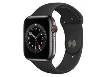 Apple Watch Series 6 - 44mm Cellular Roestvrij Staal -, Verzenden