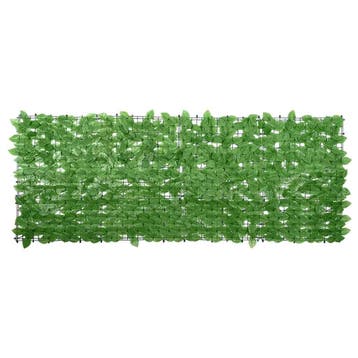 vidaXL Balkonscherm met groene bladeren 200x75 cm, Tuin en Terras, Verzenden, Nieuw