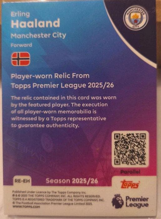 Topps Erling Haaland - 3 Card - Near Mint (NM), Verzamelen, Stickers