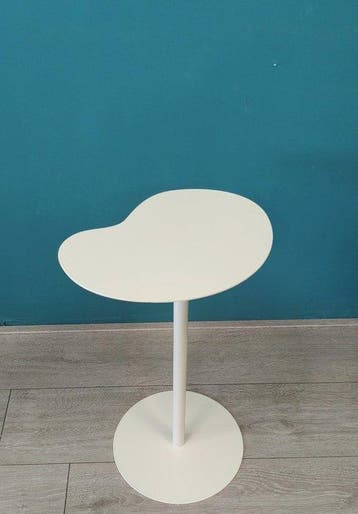 Moderne Witte - Bijzettafel - Staal, Huis en Inrichting, Nieuw