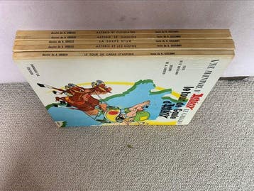 Astérix - 5x C - 5 Album - Réédition - 1965/1966, Livres