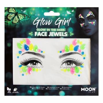 Moon Glow Glow in the Dark Face Jewels Glow Girl, Verzenden