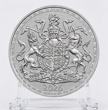 Verenigd Koninkrijk. 2 Pounds 2026 – The Royal Arms – 1 oz