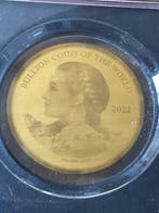 Tsjaad. 5000 Francs 2022 -Vreneli , 1/200 Oz (.999) mit CoA