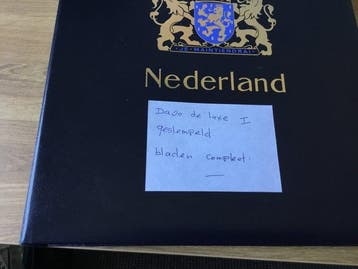 Nederland 1852/2005 - 5 goed gevulde davo de luxe albums, Postzegels en Munten, Gestempeld
