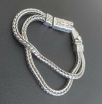 Zonder minimumprijs - Armband Zilver, Handtassen en Accessoires, Armbanden, Nieuw