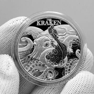 Niue. 2 Dollars 2026 – The Kraken – 1 oz Silver coin – Ag