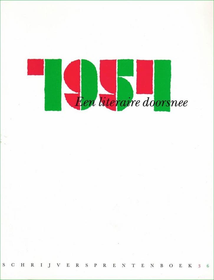 1954 / Schrijversprentenboek / 36 9789021450025, Boeken, Literatuur, Gelezen, Verzenden