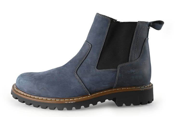 Josef Seibel Enkellaarzen in maat 46 Blauw, Kleding | Heren, Schoenen, Blauw, Zo goed als nieuw, Overige typen, Verzenden