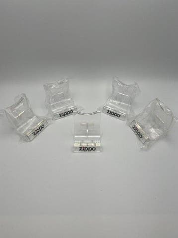 Zippo - Official Exclusive & Rare : 5x Acrylic Display, Nieuw