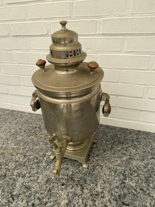 batashev - Samovar - Cuivre, Étain, Antiquités & Art, Antiquités | Autres Antiquités