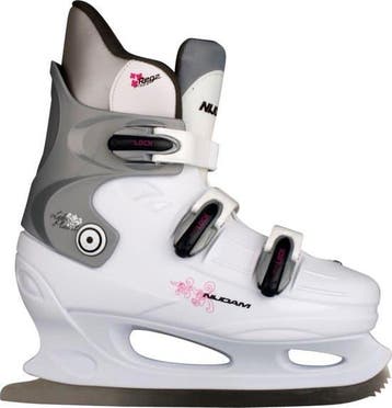 Nijdam kunstschaats maat 40 Hardboot - Wit/Zilver/Fuchsia, Sport en Fitness, Schaatsen, Verzenden, Zo goed als nieuw, Nijdam
