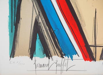 Bernard Buffet (1928-1999) - Révolution, Le tambour