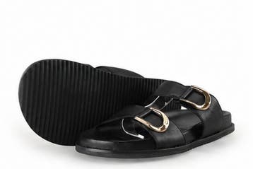 Manfield Muiltjes in maat 39 Zwart, Kleding | Dames, Schoenen, Verzenden, Zwart, Manfield, Gedragen