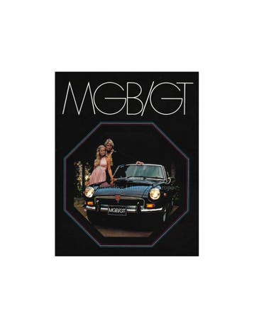 1972 MG MGB GT BROCHURE ENGELS