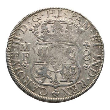 Spanje. Carlos III. 8 Reales 1769 México MF