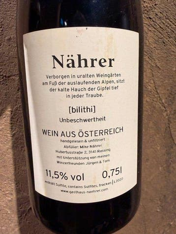 2020 Nährer, bilithi - Neder-Oostenrijk - 6 Flessen (0.75, Nieuw