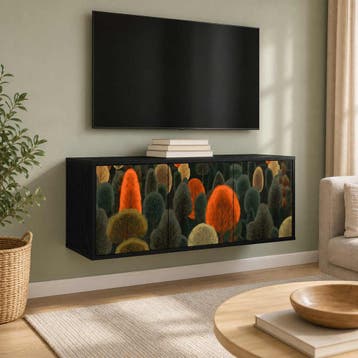 vidaXL Wand gemonteerd TV Kast ZAANDAM 102 x 33 x 40 cm, Verzenden
