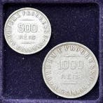 Brazilië. 500-1000 Reis 1906-1908 (Lot of 2 coins) (Zonder