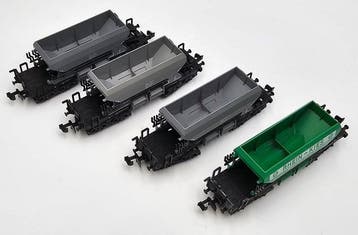 Minitrix N - 3509, 3569 - Wagon de marchandises pour trains, Nieuw
